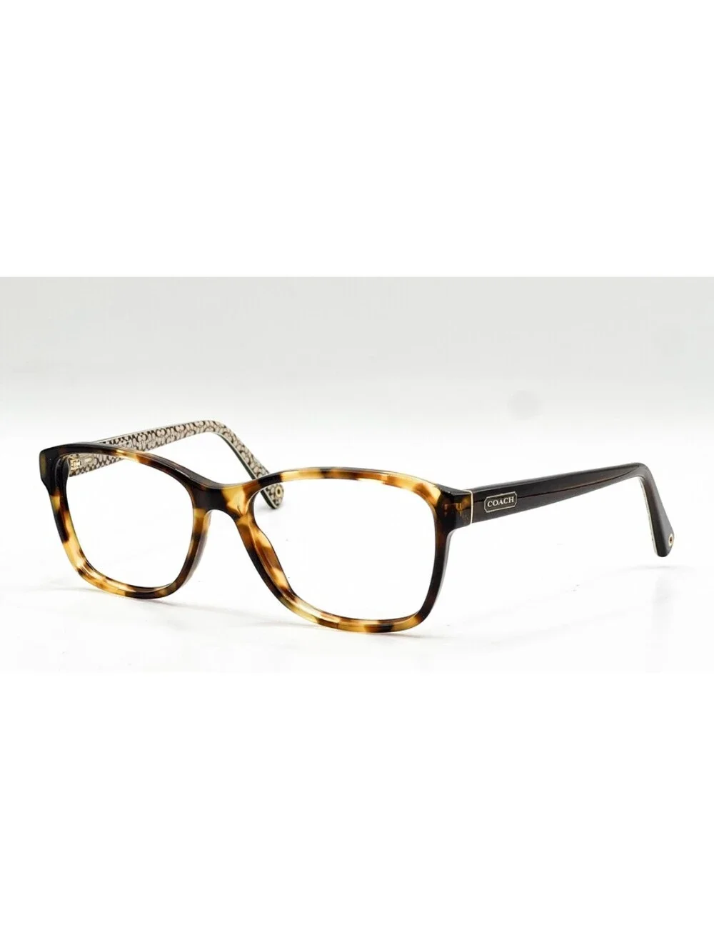 Coach HC 6013 5238 Tortoise Rectangle Authentic Eyeglass Frames 54-16-135